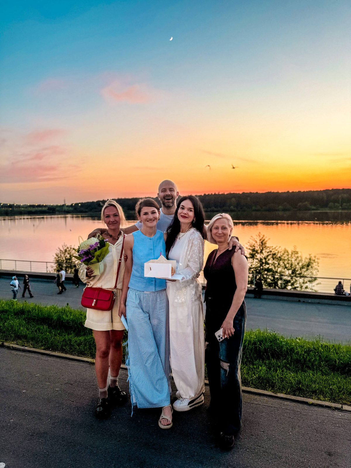 AELITA COMMUNITY members at sunset