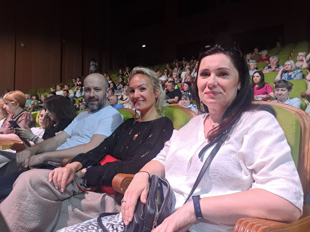 AELITA COMMUNITY members in the theater audience