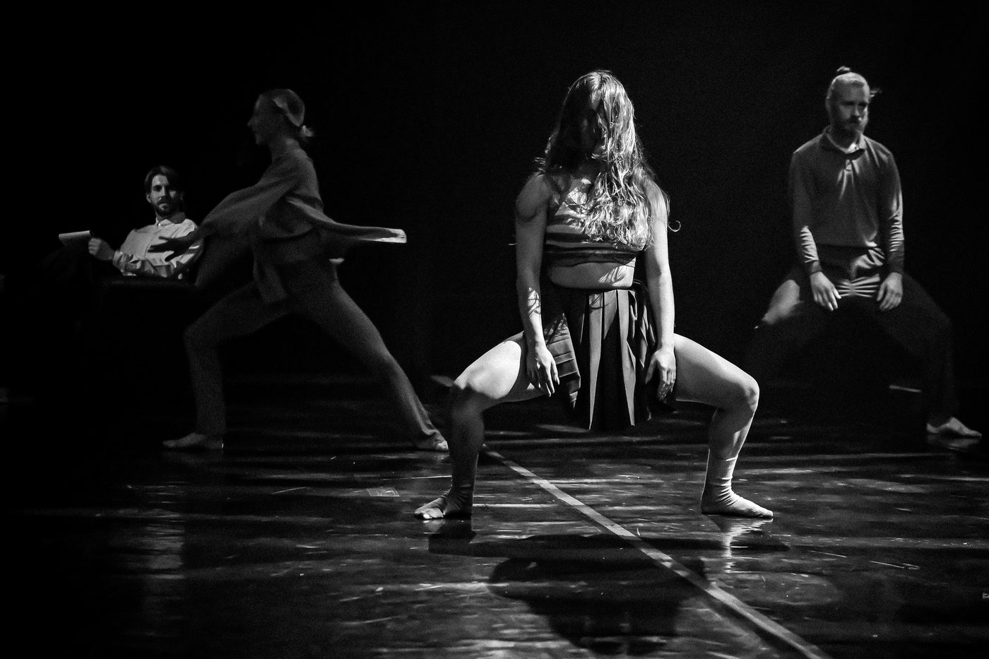 “Listen!” — production photo